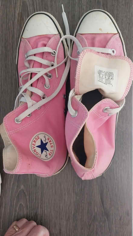 Photo of free Size 10 high top shoes (St Albans Jersey Farm AL4) #1