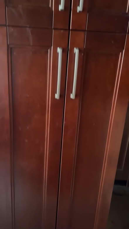 Photo of free Cherry kitchen cabinets (Rutherford NJ) #3