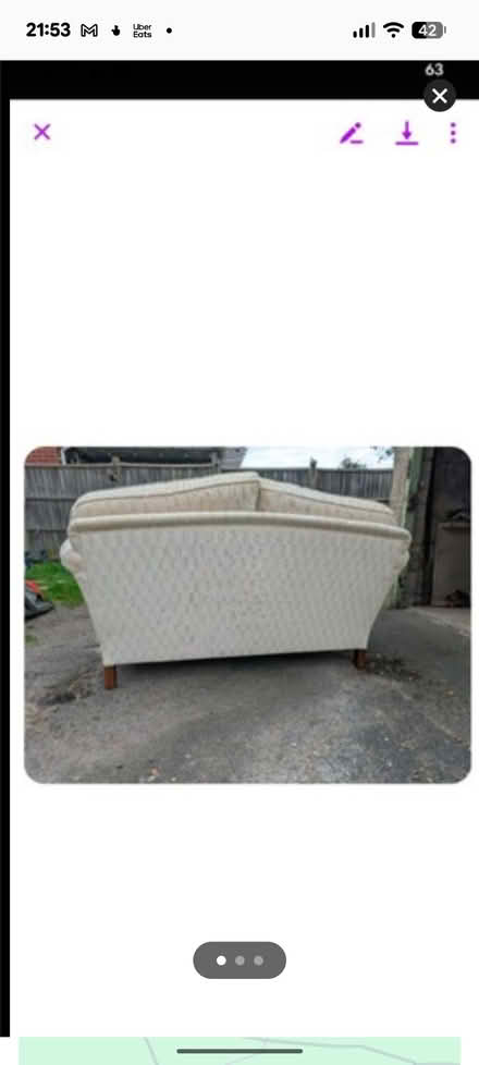 Photo of free Larger double sofa (Portchester PO16) #2