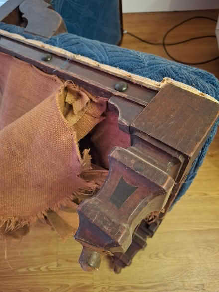 Photo of free Low seated chair on metal castors (Mangotsfield BS16) #3