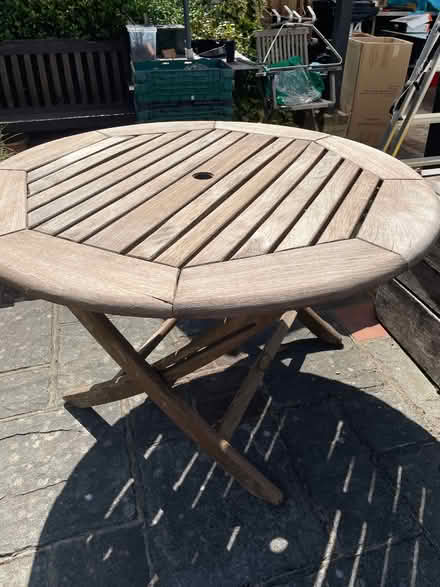 Photo of free Wooden garden table (West Wickham area BR4) #2