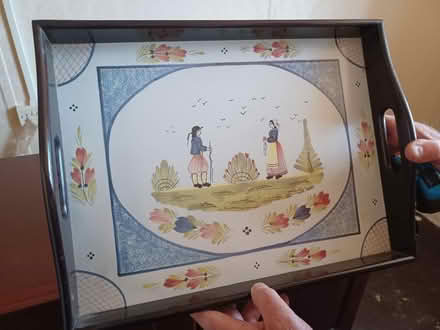 Photo of free Vintage decorated tray (Brockworth) #1