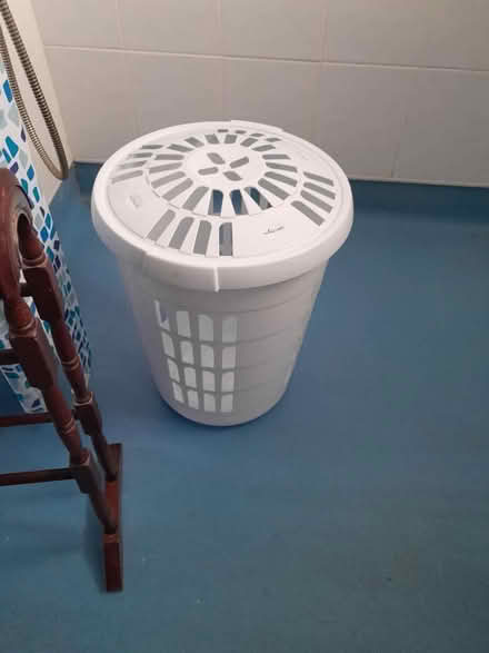 Photo of free White laundry basket (Brockworth) #1