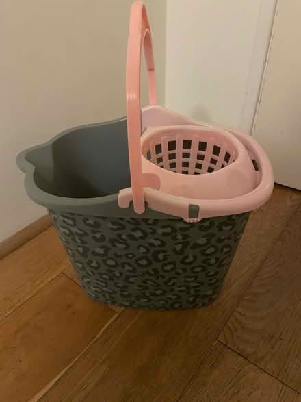 Photo of free Mop Bucket, Pink, animal print (Wallands Park BN7) #3