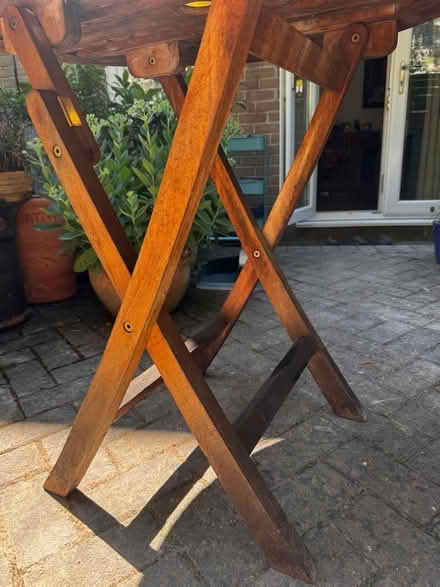 Photo of free Teak garden table and 2-4 chairs (Clevedon BS21) #3