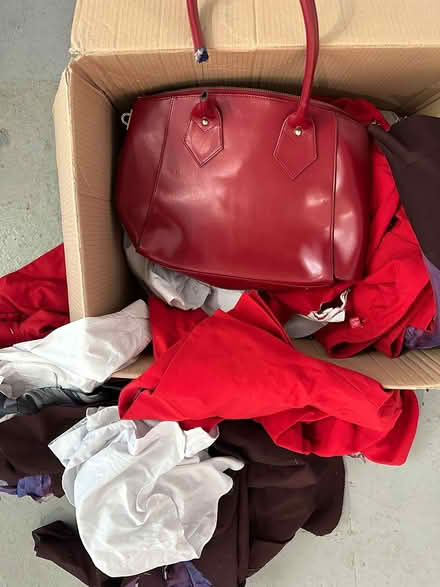 Photo of free Box of fabric scraps (Midtown West) #2