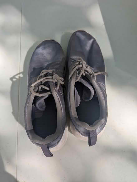 Photo of free Grey Sneakers, Cursed, Women's 10 (Davis Square Somerville) #1