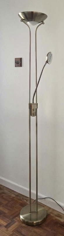 Photo of free Antique Brass Effect Floor Lamp (Euxton PR7) #1