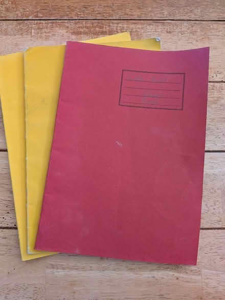 Photo of free A4 plain paper exercise books x 3 (Shippon OX13) #1