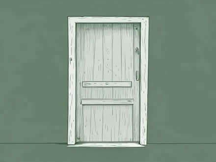 Photo of free One solid wooden front door. One half glazed wooden door. (Walmer Bridge PR4) #1