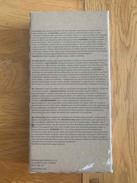 Photo of free Paperchase Hand Warmer (Didcot OX11) #2