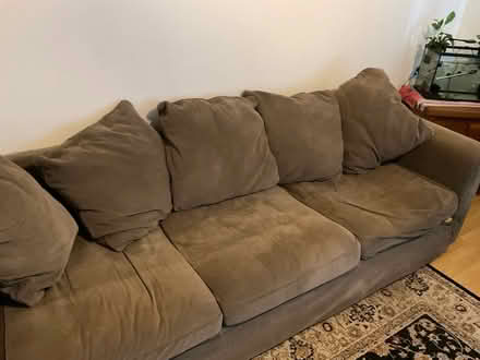 Photo of free Large grey/brown sofa (Hounslow, TW5) #2