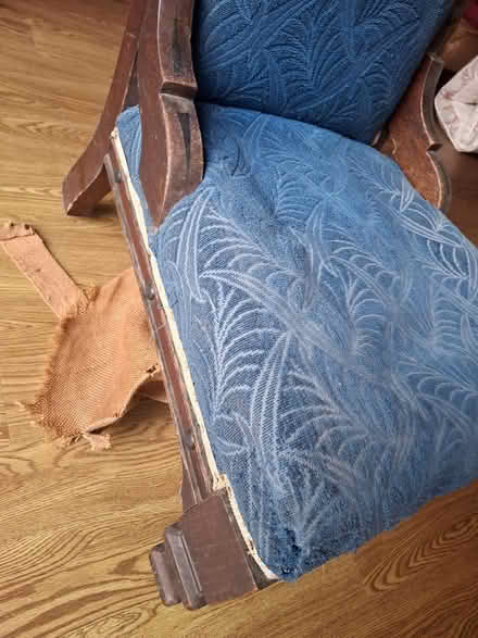 Photo of free Low seated chair on metal castors (Mangotsfield BS16) #2
