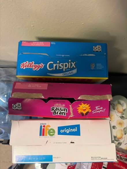 Photo of free Opened boxes of cereal (17th and 9th Avenue) #3