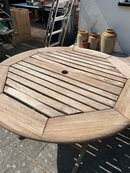 Photo of free Wooden garden table (West Wickham area BR4) #1