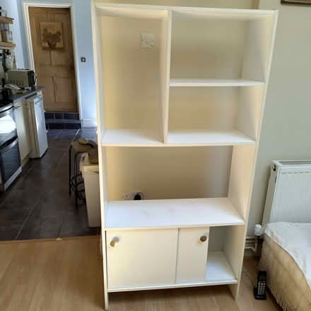 Photo of free Cupboard and shelving unit (Barnard's Green WR14) #1