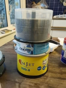 Photo of free 200 Blank DVD-Rs, DVD+RWs & CD-Rs (Leatherhead KT22) #2
