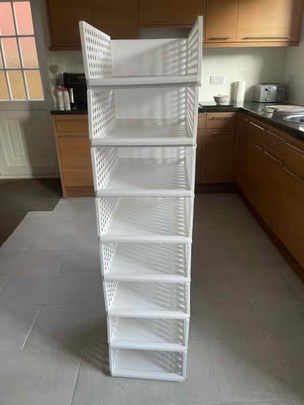 Photo of free Stackable White shelving (Penrith CA11) #1