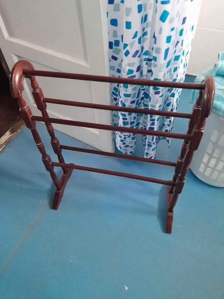 Photo of free Wooden towel rail (Brockworth) #1