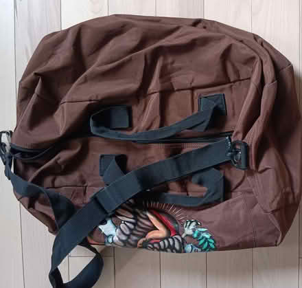 Photo of free Brown Duffle Bag (Bed-stuy) #1