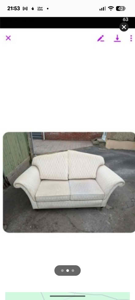 Photo of free Larger double sofa (Portchester PO16) #1