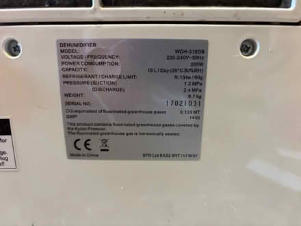 Photo of free Dehumidifier (Huddersfield HD2) #4