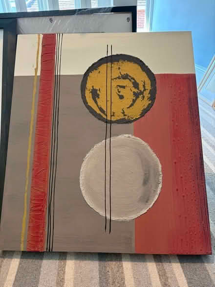 Photo of free Picture /Art on canvas red theme (Northchurch HP4) #1