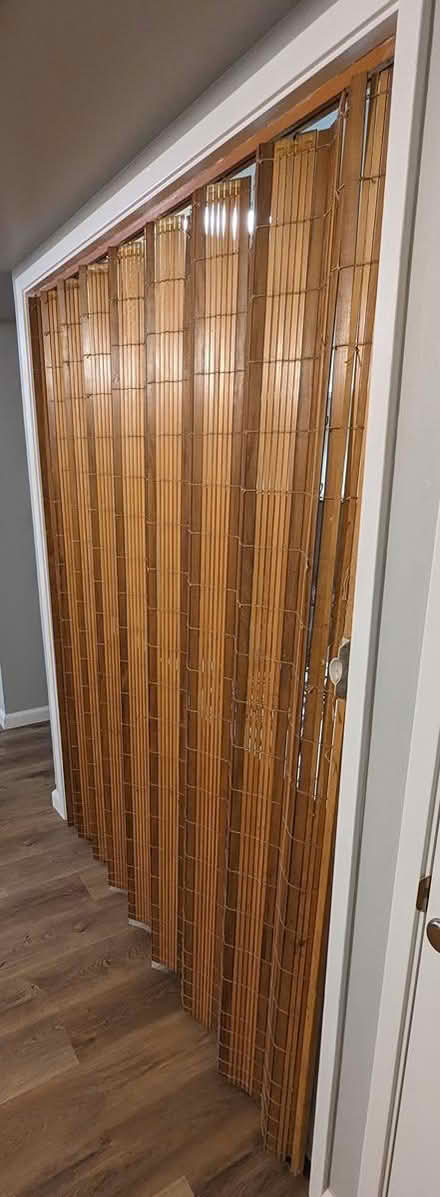 Photo of free Bamboo accordion sliding screen (Santa Clara near Great America) #2