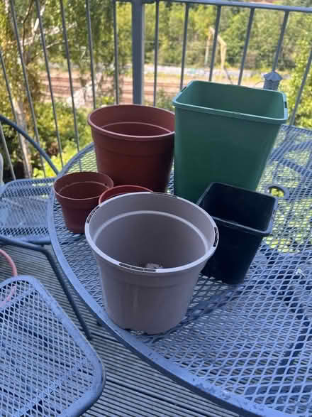 Photo of free Plastic nursery pots (Chalk Farm NW3) #1