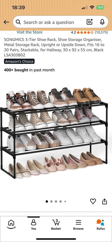 Photo of free Shoe rack (Peacehaven BN10) #1