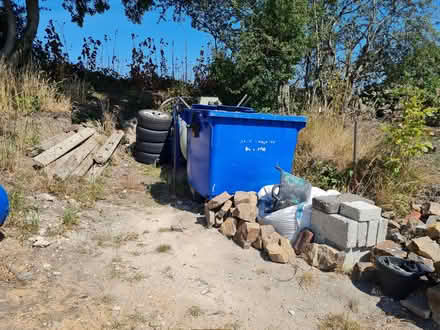 Photo of free large plastic bin on wheels (Back edge S6) #1