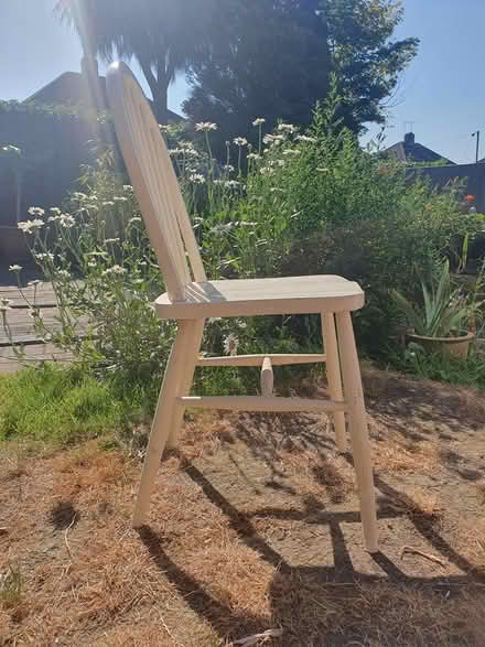 Photo of free White Wooden Chair (Havant PO9 3NY) #1