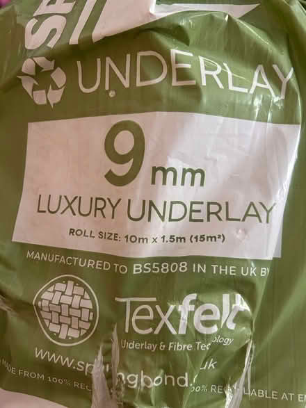 Photo of free Carpet underlay roll (SW11) #1