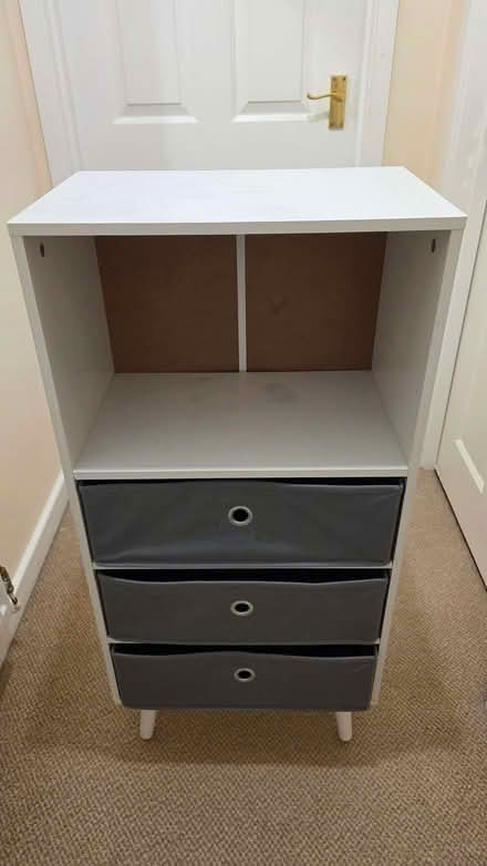 Photo of free Small shelf with 3 drawers made of textile (Hereford HR1) #3