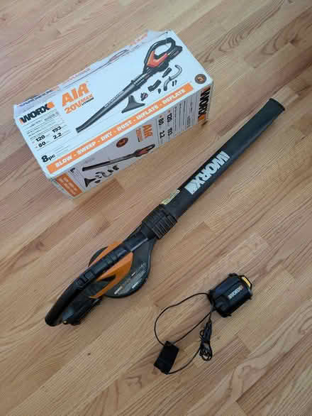 Photo of free Worx Air 20v Blower, etc (W. Hiawatha Trail, Mt Prospect) #1