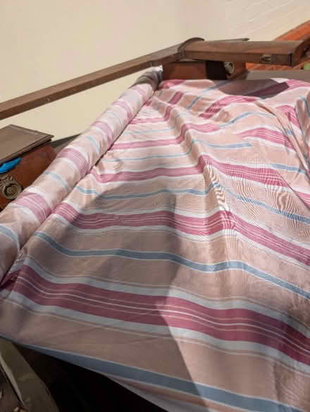 Photo of free Large Fabric on roll pink and blue (Bromsgrove B60) #1