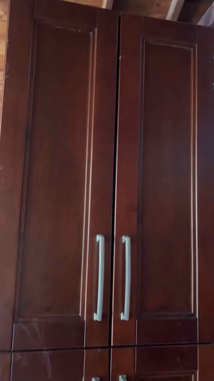Photo of free Cherry kitchen cabinets (Rutherford NJ) #2