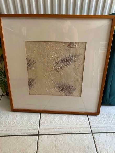 Photo of free Picture, leaf design with mount (Horsham) #1
