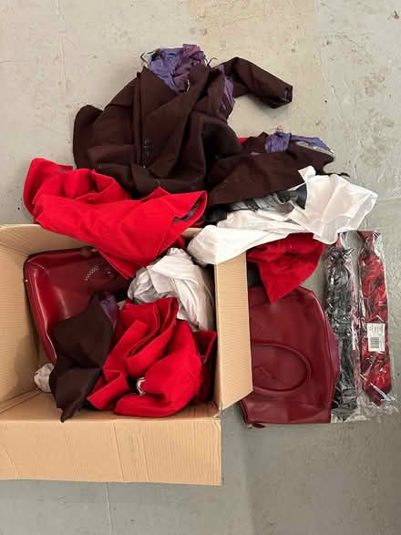 Photo of free Box of fabric scraps (Midtown West) #1