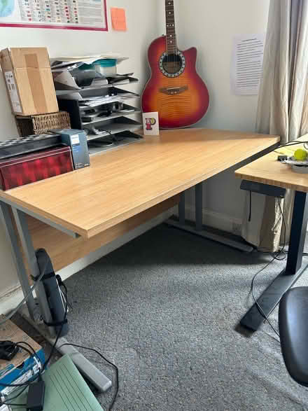 Photo of free Office desk with 2 cable holes (Canonmills EH3) #1