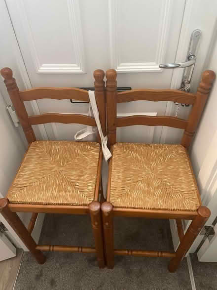 Photo of free 2x wooden stools (Barnsley S70) #2