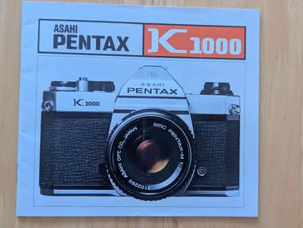 Photo of free Pentax K1000 user manual (Battle RG30) #1