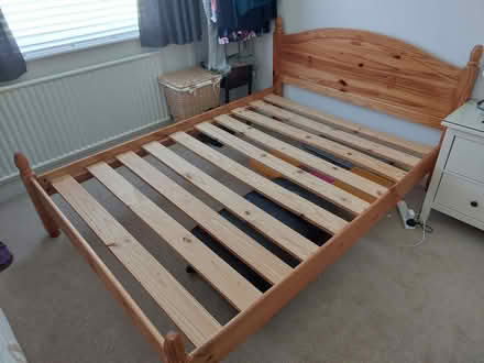 Photo of free Double bed frame (Carnforth LA5) #1