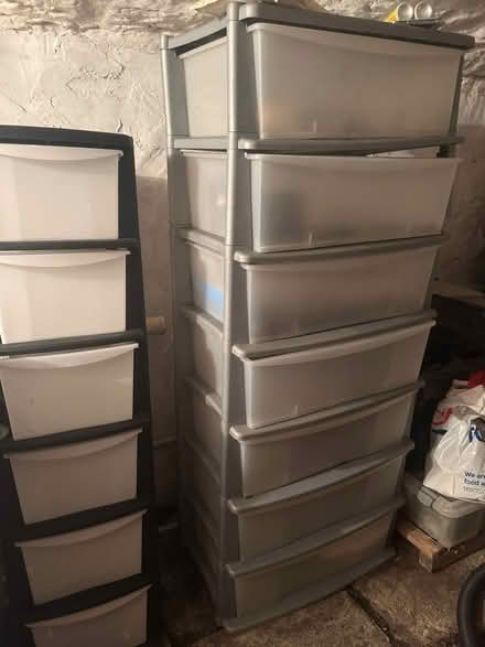 Photo of free 2 Sets of Plastic Drawers (Whitehough SK23) #1