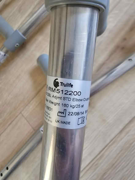 Photo of free Two pairs of used Forearm Crutches (Grays RM20) #3