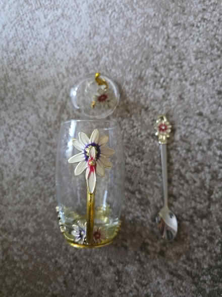 Photo of free Ornamental Cup, with lid and spoon (Southampton, SO19.) #1