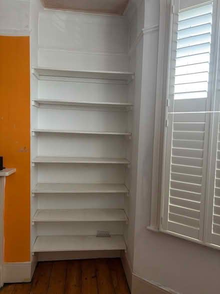 Photo of free White wooden alcove shelves (SE6) #1