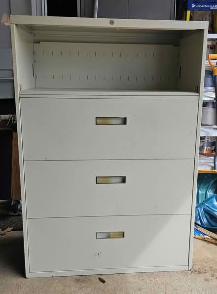 Photo of free Steelcase Wide File Cabinet (North Tinton Falls by Lincroft) #1