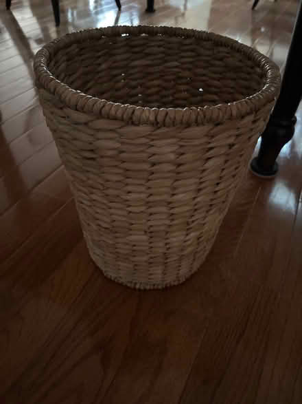 Photo of free Pottery Barn Seagrass wastebasket (Langhorne, PA) #2