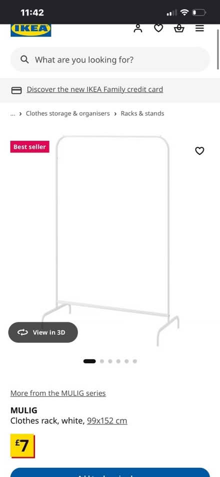 Photo of free IKEA Clothes Rack (Wembley Park HA9) #1